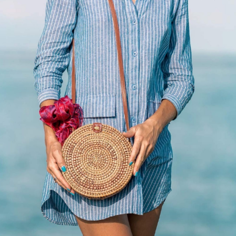 🔥 Bestseller Boho Wicker Handbag 🔥